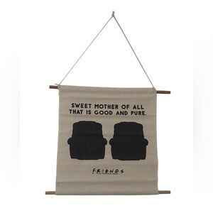 FRIENDS Black and Cream  Wall scroll